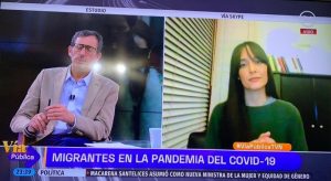 Investigadora PROESSA entrevistada en TVN sobre situación de migrantes y COVID-19