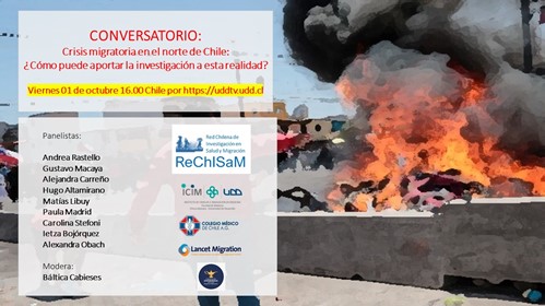 Conversatorio organizado por PROESSA sobre crisis migratoria en el Norte de Chile