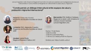 Participación de investigadoras de PROESSA en Webinar de Lancet Migration Latinoamética