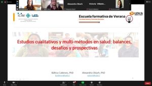 Participación de investigadoras de PROESSA en Escuela formativa de verano de UDLA