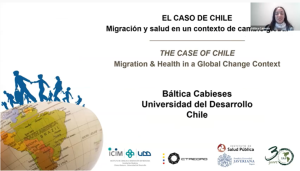 Participación investigadora PROESSA en seminario sobre migración y salud en contexto de cambio global