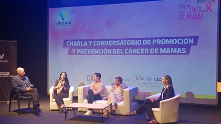 Participación investigadoras PROESSA en Jornada sobre promoción y prevención de cáncer de mamas organizado por servicio de Salud de Vitacura