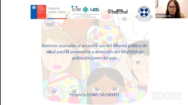 Webinar cierre de proyecto FONIS Acceso y uso servicios de salud para prevención y detección del VIH en población juvenil