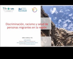 Participación investigadora CeSGI en Webinar de OPS sobre Migración y determinantes sociales de la salud